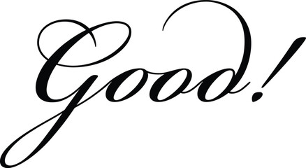 Good text on white background