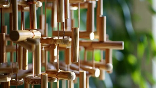 Intricate bamboo structure
