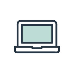 vector illustration of a computer