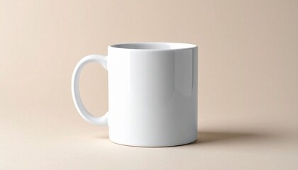 Fototapeta premium white mug on a background