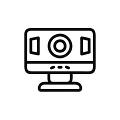 computer monitor with a computer mouse