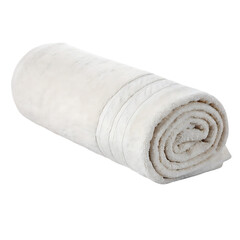 white towel on white background