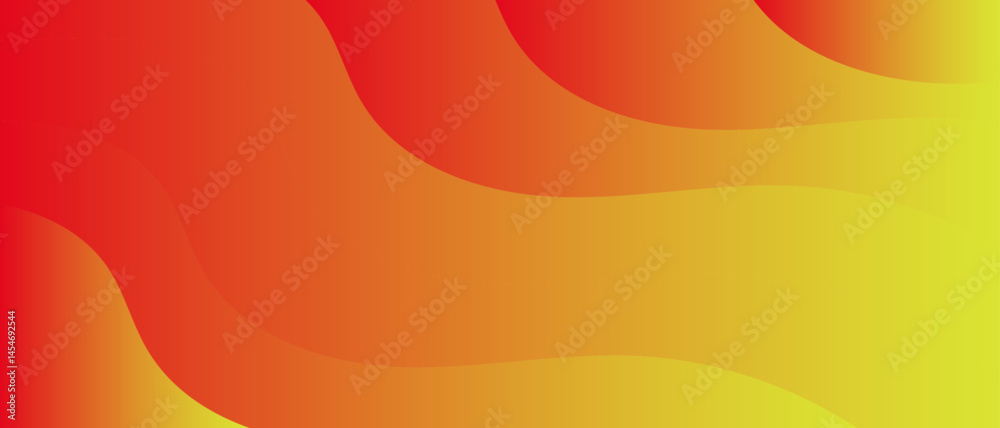 Poster Green Blue Abstract Background Soft Waves. Gradient Fluid Wave Banner Template Design. Tech glow from curved lines Design. Gradient wave design with a dynamic and modern . 