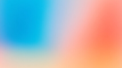 Obraz premium Soft Pastel Gradient Background Blue Pink Orange Hues