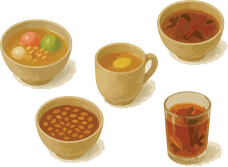 traditional drink dessert