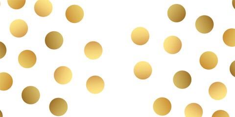 Golden Confetti Vector Background for Luxury Events, Holiday Promotions, and Celebration Campaigns. Glamour falling glitter. New year wallpaper .brochure template. Cover texture design.
