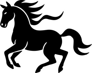 animal logo horse penguin,silhouette,black,illustration
