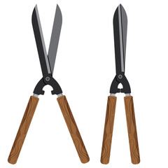 garden scissors, scissors for trimming plants.