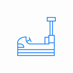 bumper cars ride entertainment fun icon sign vector