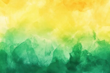 Fototapeta premium Vibrant green and yellow watercolor gradient pattern creates a stunning backdrop for websites and applications
