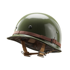 Fototapeta premium military helmet on transparent background