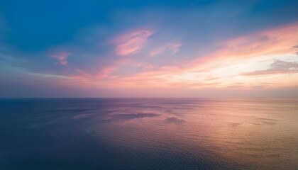 Fototapeta premium pastel skies sunrise background from a long shot angle