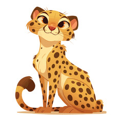 Cute leopard print vector design