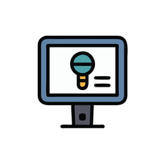 vector computer mouse icon