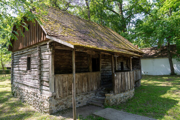 old peasant house in the middle of nature