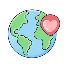 World love earth day international heart global peace planet care environment support charity