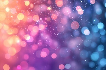 Obraz premium beautiful fireworks and glitter bokeh lighting effect Colorfull Blurred abstract background for anniversary
