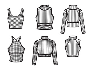 Mesh Top line art icon creative design illustration © Maharun