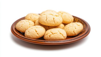 A plate of delicious homemade shortbread cookies