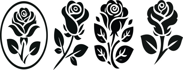 Elegant Rose Vector Design for Floral and Creative Projects

