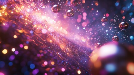 End of year wrap-up sale banner featuring fireworks and glitter effects