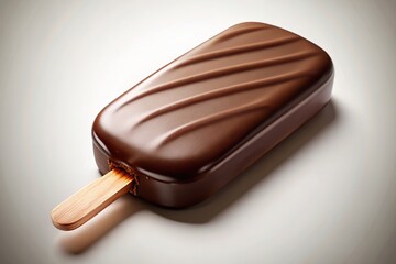 Obraz premium Delicious Chocolate Ice Cream Bar PNG