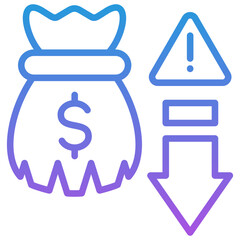 Money Crisis Icon