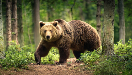 Fototapeta premium bear in the woods
