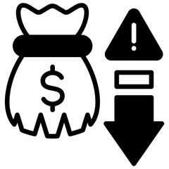 Money Crisis Icon