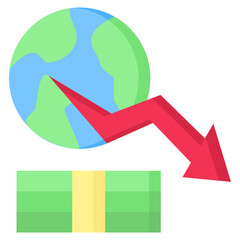 Economic Crisis Icon
