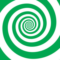Artistic spiral shape. Vector drawing