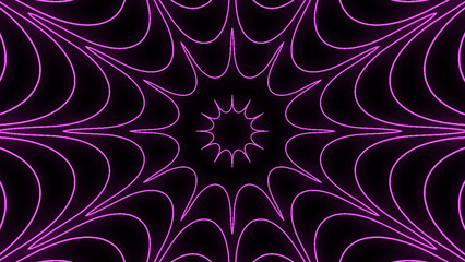 Seamless pattern with purple flowers Illustration background.