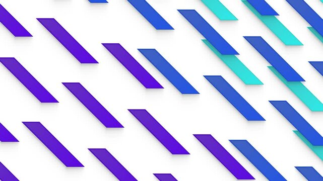 colorful rectangle lines or stripes moving fast on dark white background	
