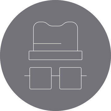 Anonmous icon single vector illustration