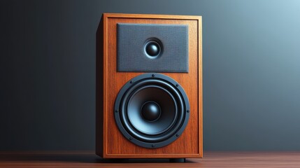 Wooden speaker audio music sound system home theater subwoofer