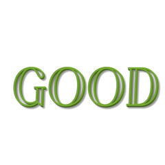 Good editable text effect