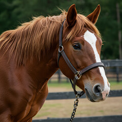 Obraz premium Brown horse 