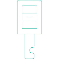 Keys icon single vector illustration