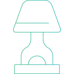 Lamp icon single vector illustration