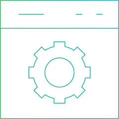 Website icon single vector illustration