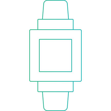 Watch single icon vector illustration