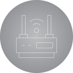 Wifi icon single vector illustration