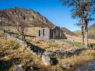 Capel y Gorlan Ruins, Cwmorthin, Blaenau Ffestiniog, Gwynedd