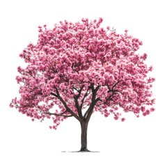 Blossom Grove isolated on white background .