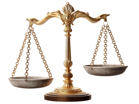 Golden Balance Scale