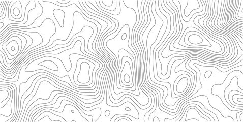 Obraz premium Abstract topographic contours map background .Topographic background and texture, monochrome image. Topography and geography map grid abstract backdrop. Business concept. Topography map concept. 