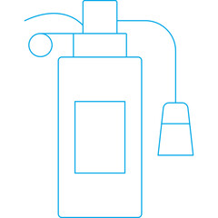 Fire extinguisher icon single vector illustration