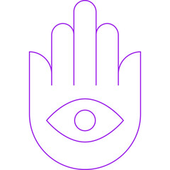 Hand icon single vector illustration