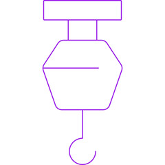 Hook icon single vector illustration