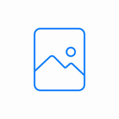 smartphone image display icon sign vector